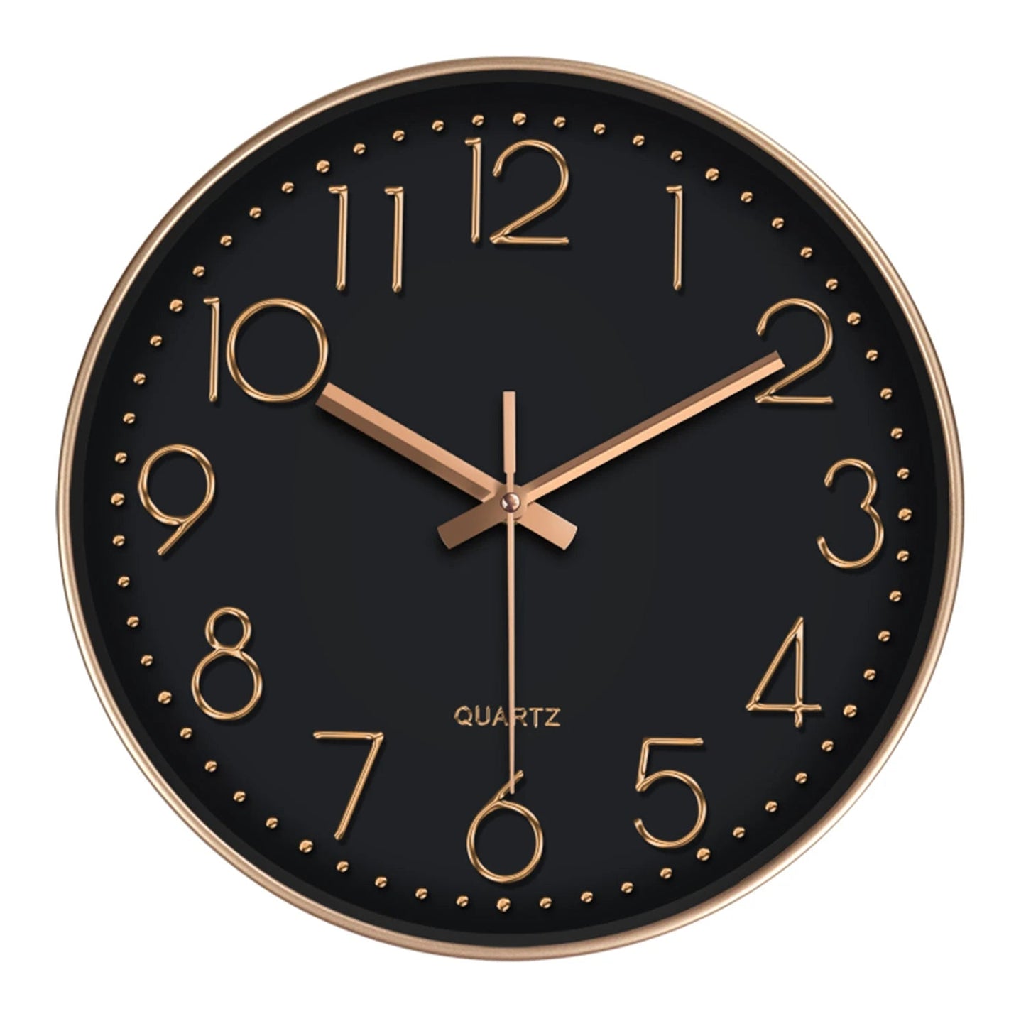 Minimalist Quartz Wall Clock Cubic Digital Clock Modern Style Silent Non Ticking Living Room Bedroom Office Clock 8/10/12 Inch    Home Decor Supply | Online Retail | ShoreShopper.com