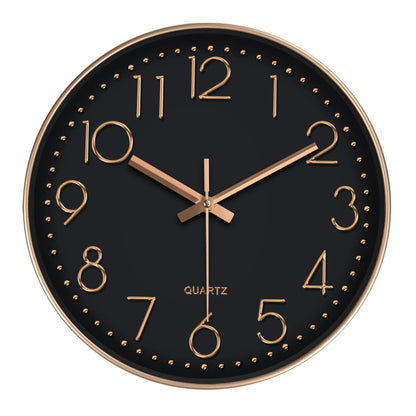 Minimalist Quartz Wall Clock Cubic Digital Clock Modern Style Silent Non Ticking Living Room Bedroom Office Clock 8/10/12 Inch    Home Decor Supply | Online Retail | ShoreShopper.com