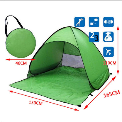 Hot Sale Quick Automatic Beach Tent Outdoor Beach Shade Sun Shelter Tent UPF50+ Portable Beach Canopy For Camping Fishing    Your Coastal Marketplace | Shoreshopper.com