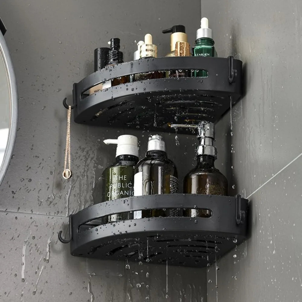 3/2/1 PCS Strong Adhesive No Drill Shower Shelf Storage Upgraded Waterproof Bathroom Organizer Shampoo & Towel Holder Wall Mount    Home Decor Supply | Online Retail | ShoreShopper.com