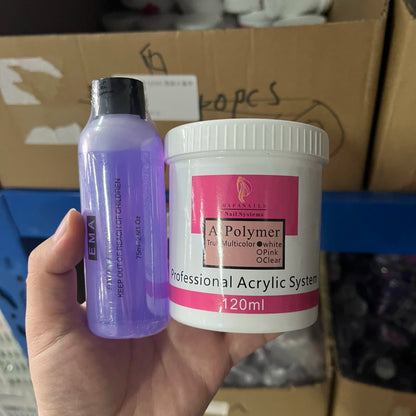 Nail Kit Set Acrylic Powder Monomer Acrylic Liquid For Nail Extension Professional Gel Manicure Set False Nails Art Tools Set *&    Home Decor Supply | Online Retail | ShoreShopper.com
