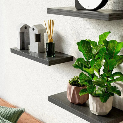 Floating Shelves For Wall,16In Wood Wall Shelf For Room Decor/Storage/Display,For Bedroom,Bathroom,Living Room,Kitchen    Home Decor Supply | Online Retail | ShoreShopper.com