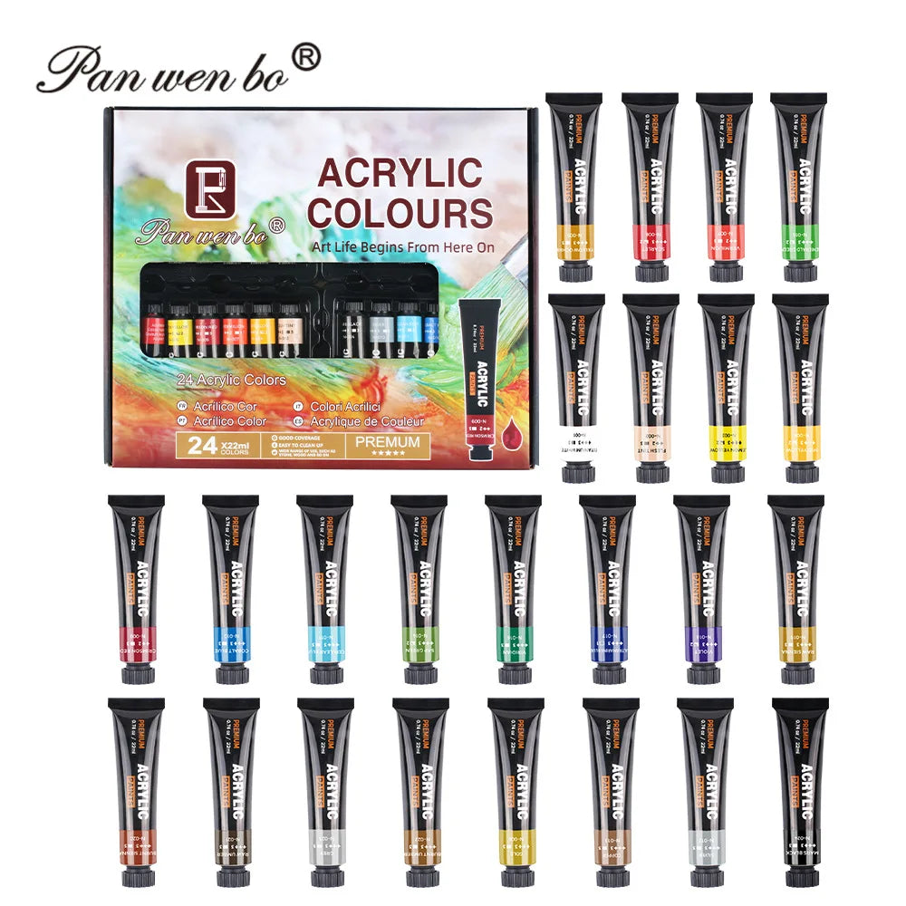 Acrylic Paint Set 6/12 Colors 25ml,Water-Proof Portable Art Rich Pigments for DlY Craft,Drawing,Painting,Canvas, Rock    Home Decor Supply | Online Retail | ShoreShopper.com