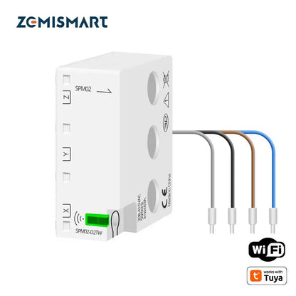 Smart 3-Phase 4-Wire Wifi Power Monitor 63A Bidirectional Solar Energy Meter w/ Tuya App Control - ShoreCo.Shop