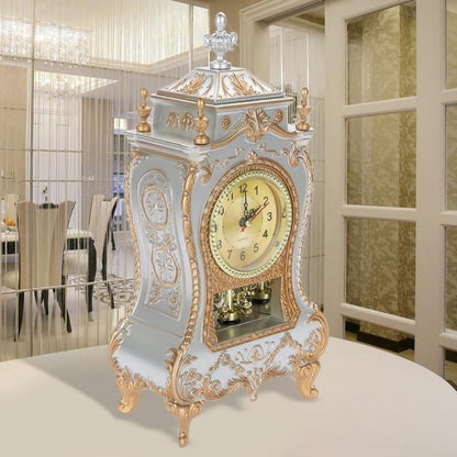 Desk Alarm Clock Vintage Clock Classical Royalty Sitting Room Desk Imperial Furnishing Creative Sit Pendulum Clock    Home Decor Supply | Online Retail | ShoreShopper.com