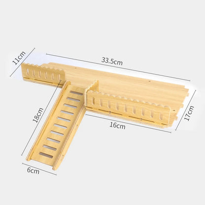 Hamster Habitat Décor Wooden Double-Layer Platform with Ladder Durable Pet Toy Accessory for Gerbil Guinea Pig and Small Animals    Home Decor Supply | Online Retail | ShoreShopper.com