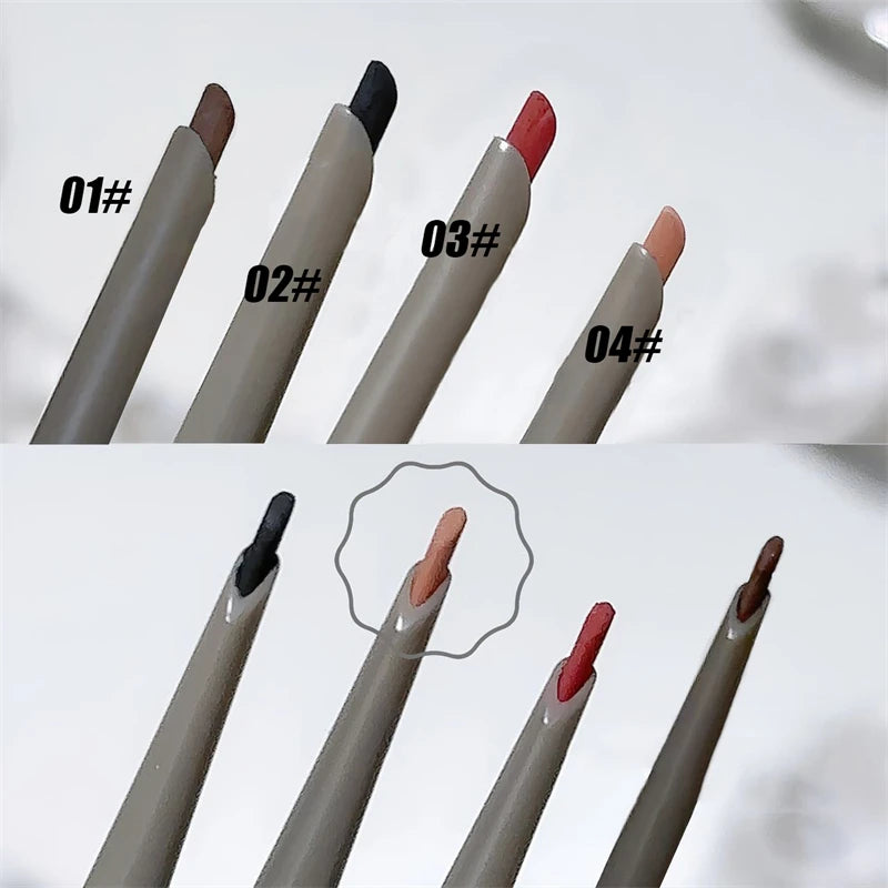 Silky Long-lasting Eye Liner Pencil  Eyeliner Pen Natural Matte Wine Red Eyeliner Easy To Color Waterproof Eye Make Up Cosmetics - ShoreCo.Shop