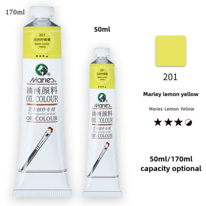 Marie's Oil Paint 170ML Oil Painting Art Creation Pigment Large Oil Paint Paint Single Commonly Used 24 Colors    Home Decor Supply | Online Retail | ShoreShopper.com