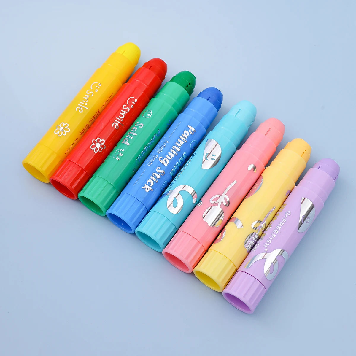 8/12 Colors Crafts Paint Sticks Color Solid Painting Stick Washable Paint Sticks Drawing Graffiti Art for Kids and Students    Home Decor Supply | Online Retail | ShoreShopper.com