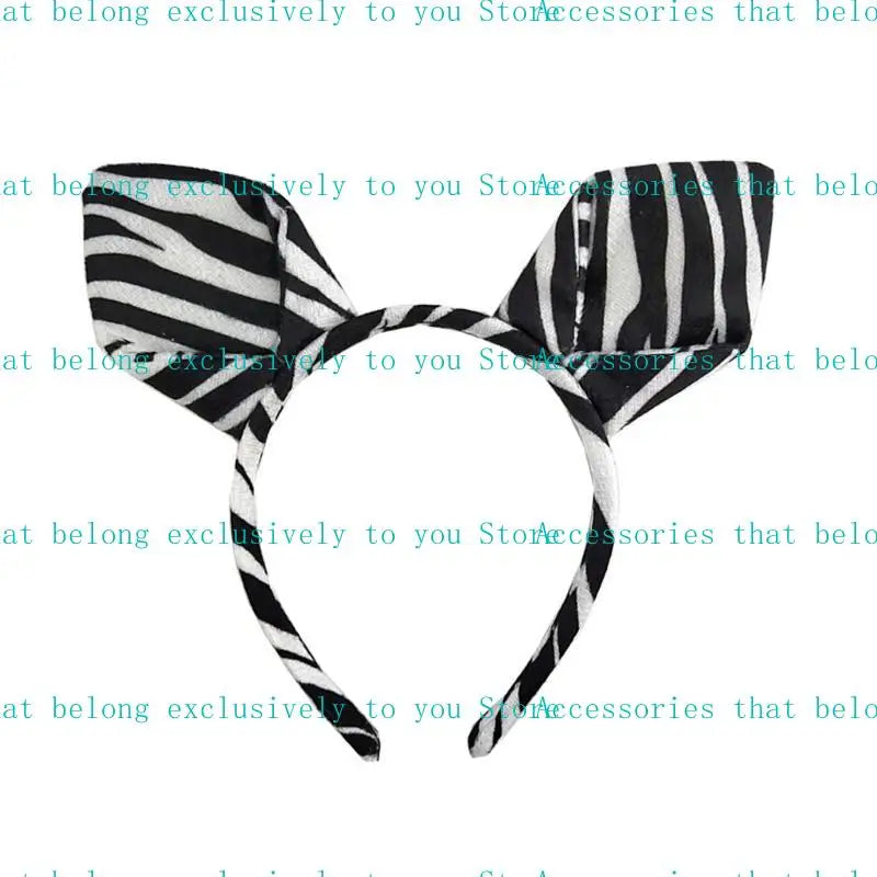 652F Halloween Zebras Ear Headbands Cosplay Zebras Ear Headwear Hairbands Headwear Halloween Hairbands Birthday Party    Your Coastal Marketplace | Shoreshopper.com