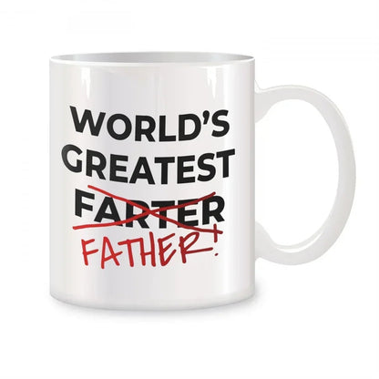 Fathers Day Mugs For Best Farter Ever from Son Daughter Kids Birthday Gifts Novelty Coffee Ceramic Tea Cups White 11 oz    Your Coastal Marketplace | Shoreshopper.com