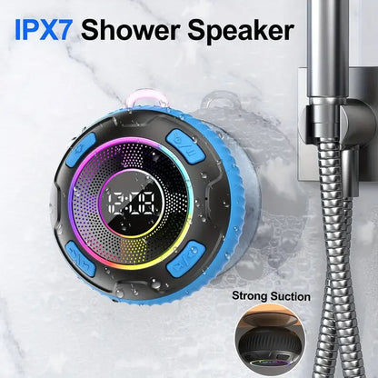 2026 Wireless Speaker S5 IPX7 Waterproof ENC Speakers IPX7 Waterproof Built-in Mic 10 hours Bluetooth Shower Speakers subwoofer    Home Decor Supply | Online Retail | ShoreShopper.com
