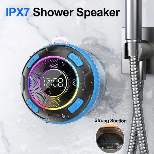 2026 Wireless Speaker S5 IPX7 Waterproof ENC Speakers IPX7 Waterproof Built-in Mic 10 hours Bluetooth Shower Speakers subwoofer    Home Decor Supply | Online Retail | ShoreShopper.com
