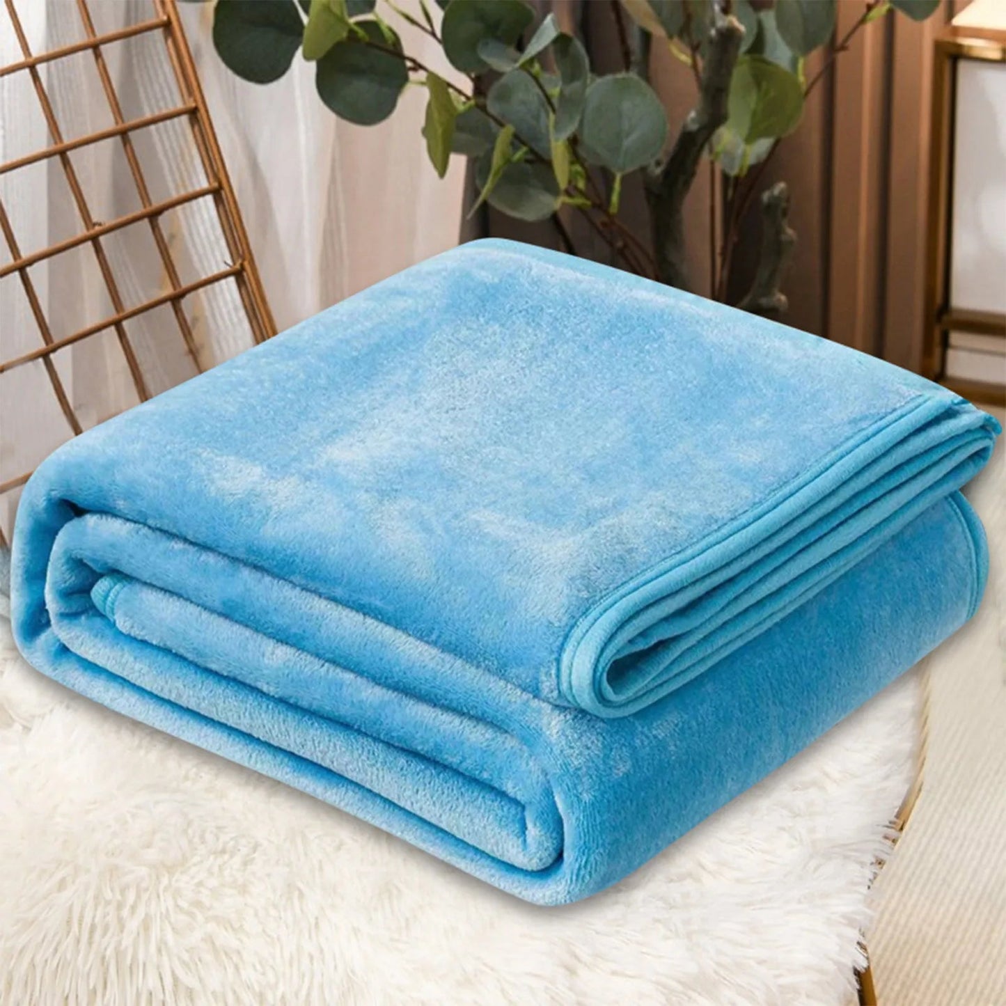 Soft Fuzzy Fleece Throw Blanket Twin Colorful Luxury Warm Cozy Couch Blanket Plush Microfiber Blanket For Bed Sofa Travel    Your Coastal Marketplace | Shoreshopper.com