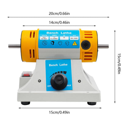 320W Polisher Grinder Machine 10000R/min Anti-rust Benchtop Polisher Grinder for Cutting and Carving for Jewelry/Wood/Dental    Home Decor Supply | Online Retail | ShoreShopper.com