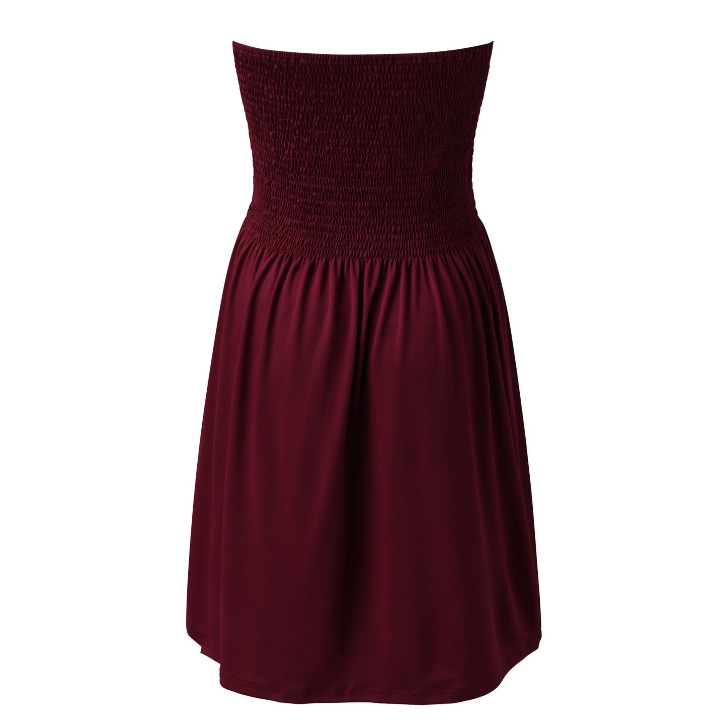 Sexy Off Shoulder Strapless Dress Women Summer Pleated Elastic Waist Party Beach Dresses Ladies Elegant Beach Flowy A Line Dress - ShoreCo.Shop
