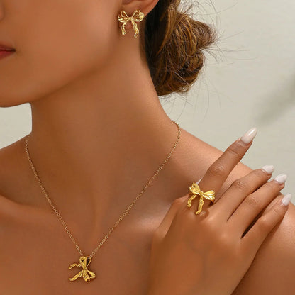 2025 Fashion Jewelry Set Luxury Alloy Long Tassel Necklace Bracelet Earrings Rings Elegant Women Banquet Wedding Accessories    Home Decor Supply | Online Retail | ShoreShopper.com