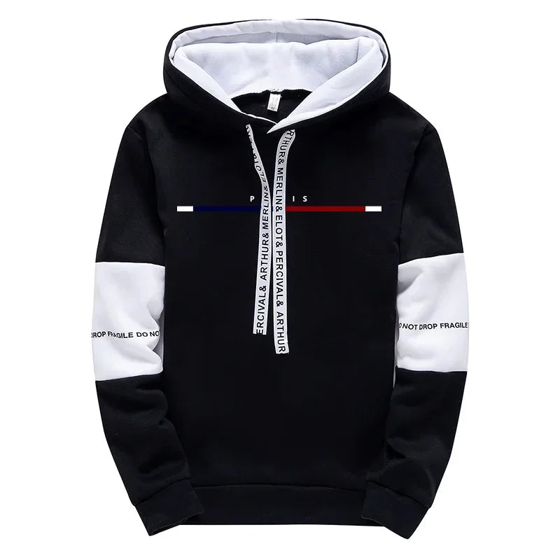 Paris Fashion Hoodies for Men High Quality Hooded Long Sleeve Sweatshirts All Season Daily Casual Sports Pullover Men's Clothes    Home Decor Supply | Online Retail | ShoreShopper.com