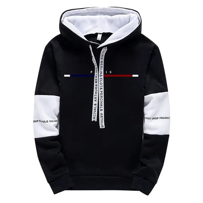 Paris Fashion Hoodies for Men High Quality Hooded Long Sleeve Sweatshirts All Season Daily Casual Sports Pullover Men's Clothes    Home Decor Supply | Online Retail | ShoreShopper.com