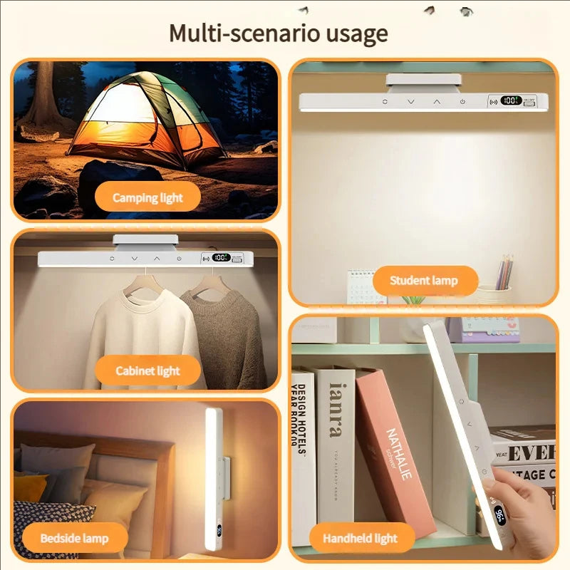 Touch Table Lamp Magnetic Desk Lamp Bulit-in Rechargeable Battery for Reading Cabinet Mirror Bedside Rechargeable Night Lights    Home Decor Supply | Online Retail | ShoreShopper.com