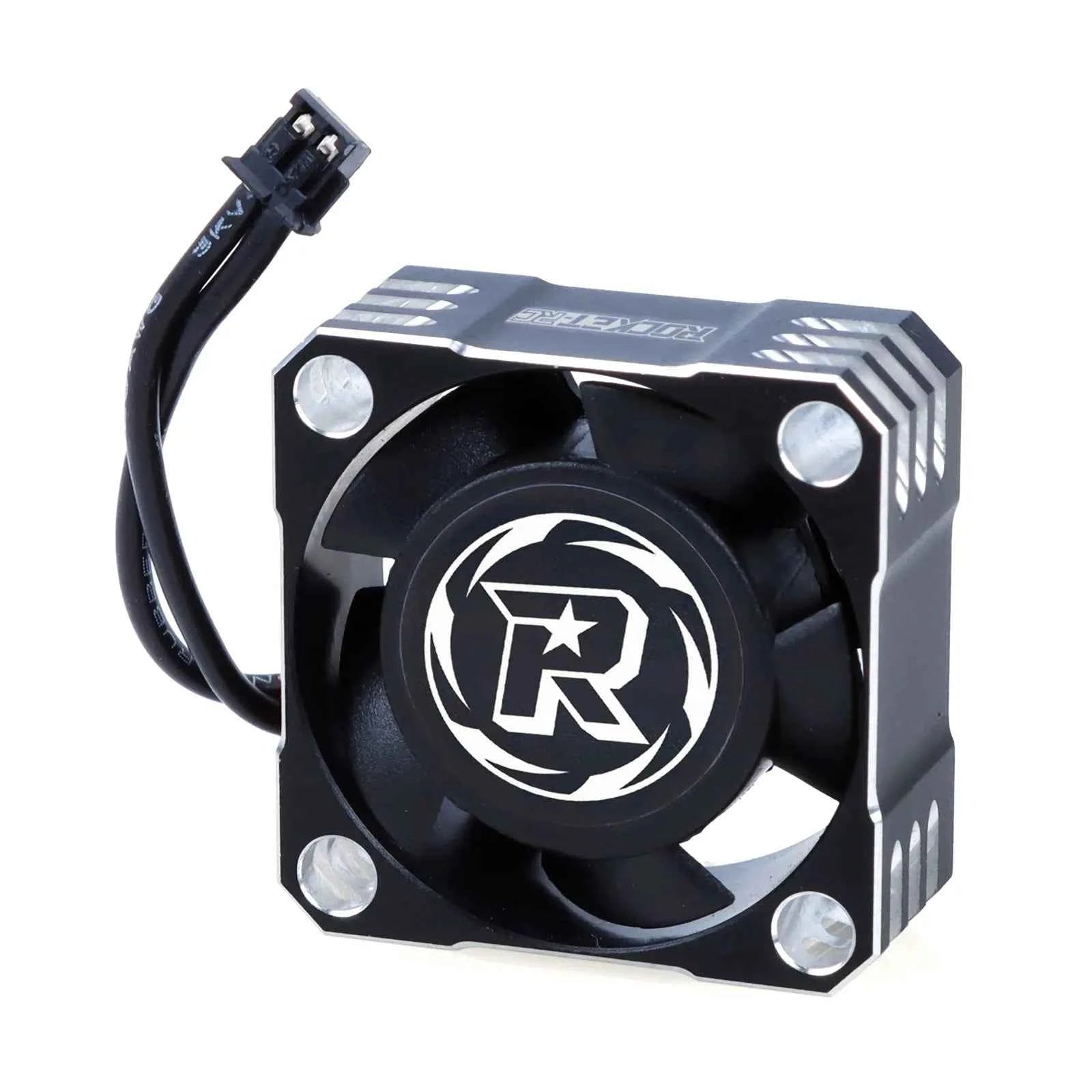 ROCKET-RC 25/30/35/40/50mm V2 Metal Cooling Fan 32000/28000/21000/16000/10000RPM for 1/8 1/10 1/12 RC Car 540/550/3650 Motor ESC