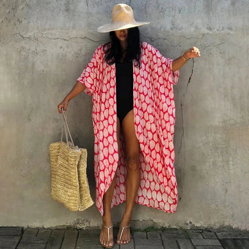 Beach Dress Tunic Cover up Embroidery Kaftan Saida de Praia Women Bikini Cover-up Pareo Sarong Beachwear    Your Coastal Marketplace | Shoreshopper.com
