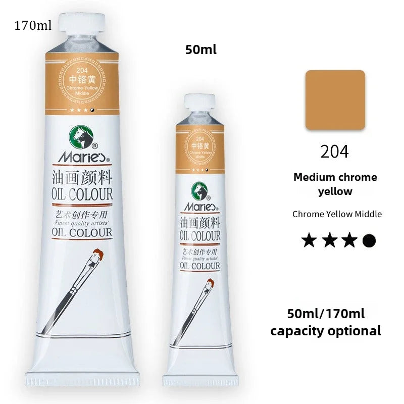 Marie's Oil Paint 170ML Oil Painting Art Creation Pigment Large Oil Paint Paint Single Commonly Used 24 Colors    Home Decor Supply | Online Retail | ShoreShopper.com