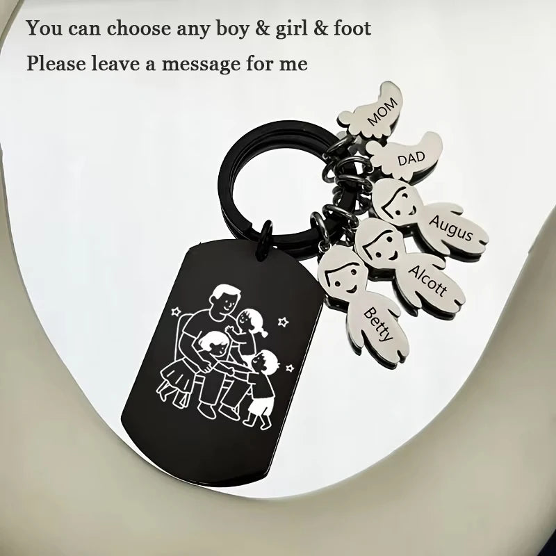 Father's Day Custom Photo Keychain Commemorative The Day You Became My Daddy Stainless Steel Keyring Personalized Gift For Daddy    Your Coastal Marketplace | Shoreshopper.com