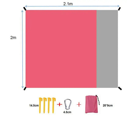 Beach Blanket Super Large 79 x 83 Inch Sandproof Waterproof Soft Comfortable Material Light Weight Portable for Beach Outdoor    Your Coastal Marketplace | Shoreshopper.com