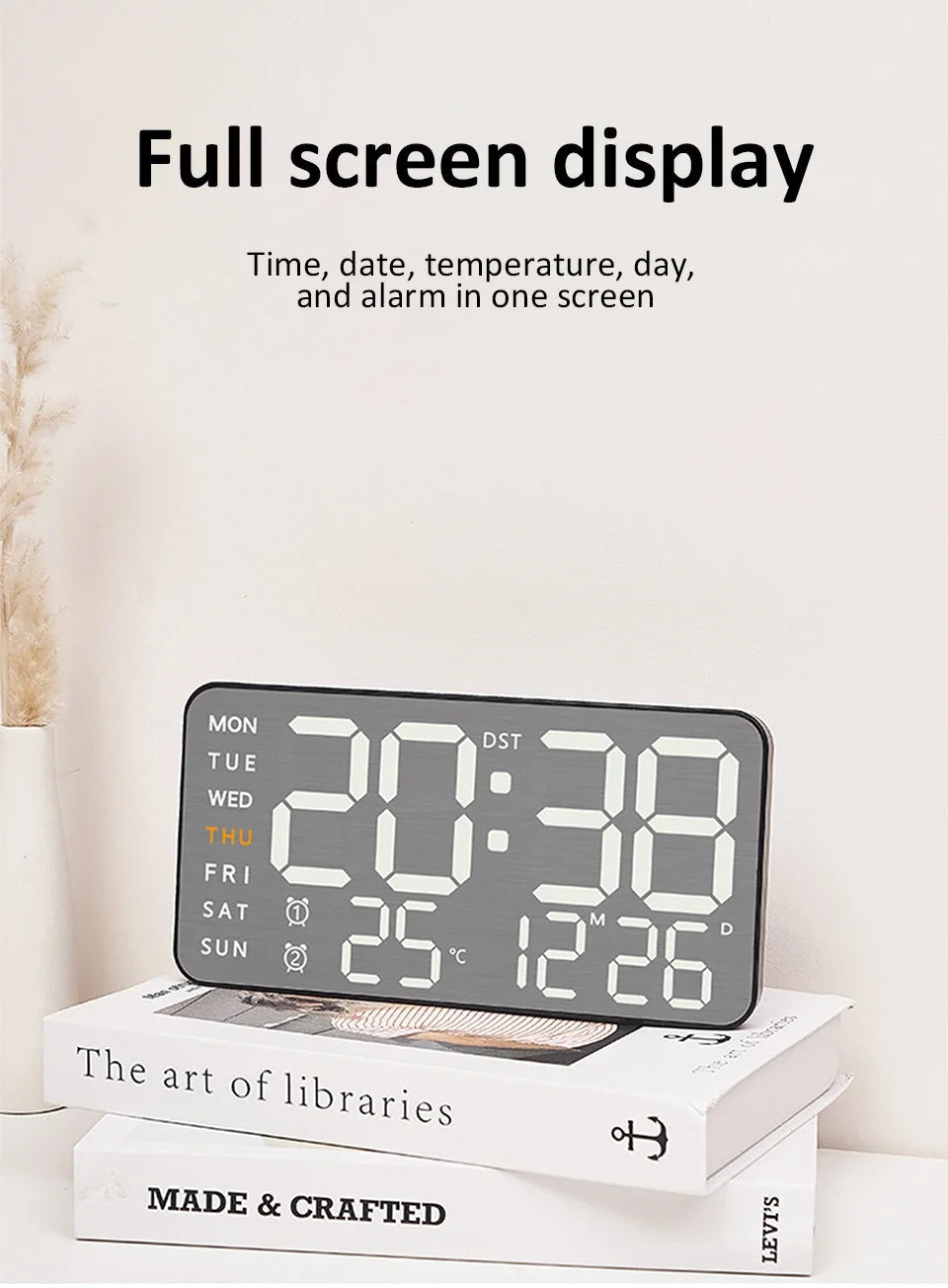 Mirror Brushed Finish Wall Clock Premium Modern Home Wall Clock    Home Decor Supply | Online Retail | ShoreShopper.com