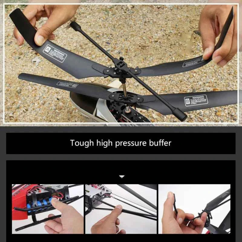 RC Helicopter Durable Charging UAV Model Toy Fall-resistant Remote Control UAV Outdoor Aircraft Children's Birthday
