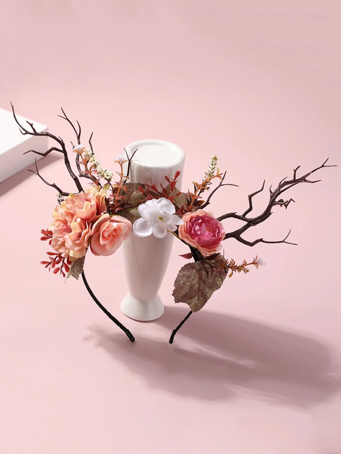 Deer Horn Hair Hoop Children's Fairy Headwear Female Branch Flower Headwear Accessories    Your Coastal Marketplace | Shoreshopper.com