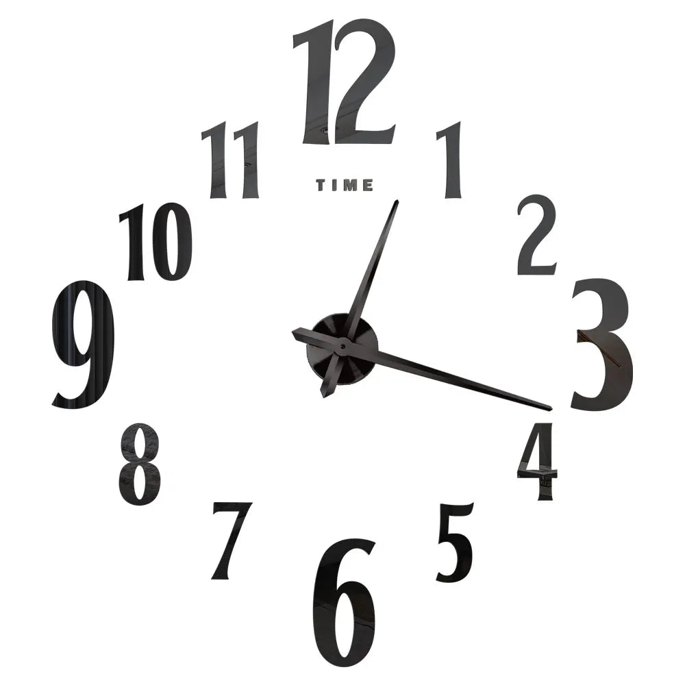 2D/3D Large Roman Numeral Acrylic Mirror Wall Clock Sticker Fashion DIY Quartz Clocks Watch Home Decoration Living Room Stickers    Home Decor Supply | Online Retail | ShoreShopper.com