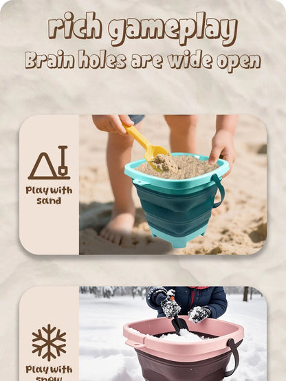 Beach sand toy for children, small extensionable water bucket with multiple functions and portability, suitable for baby sand pl    Your Coastal Marketplace | Shoreshopper.com