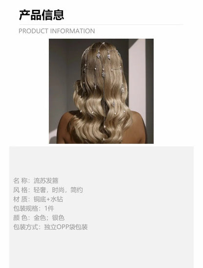 Pearl Headband Women's High-end Sense Elegant Temperament Bride's Wedding Headwear Fashionable Banquet Tassel Headwear    Your Coastal Marketplace | Shoreshopper.com