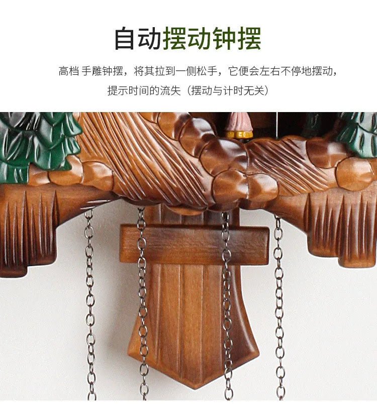 Cuckoo Luxury Wall Clocks Living Pendulum Room Large Decoration Wall Clocks Retro Wooden Home Decor Reloj De Pared MHBGZ    Home Decor Supply | Online Retail | ShoreShopper.com