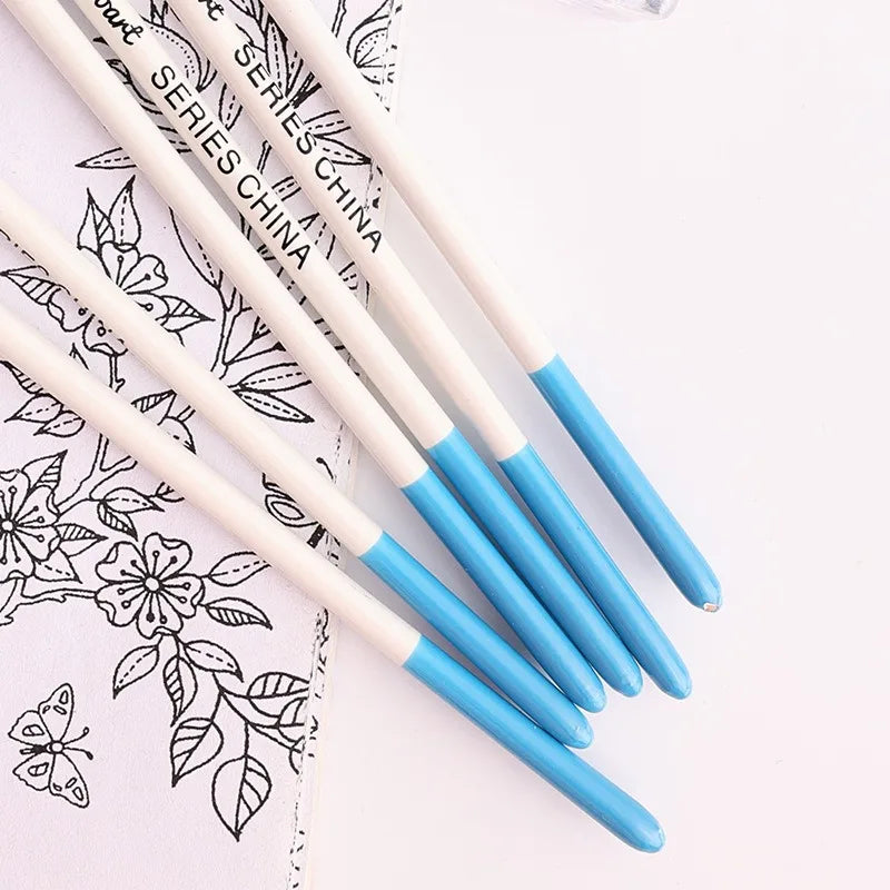 Artist Paint Brush 6 Pcs Set Thin Pen Extra Long Fine Point Liner Tip #000#00#0#1#2#3, Scale Models Nail Acrylic Oil Watercolor    Home Decor Supply | Online Retail | ShoreShopper.com