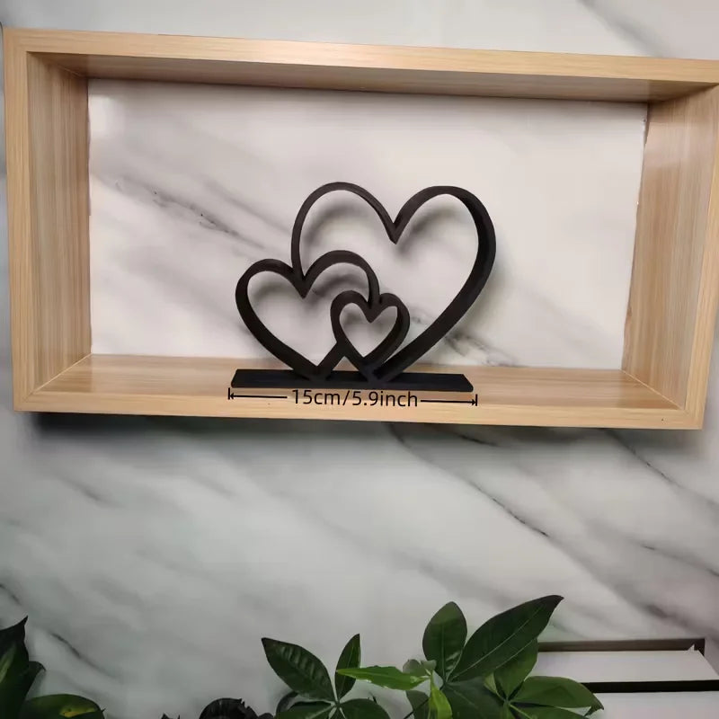 Heart-to-Heart Statue - Black & White Love Ornament, Desk & Bookshelf Decor, Valentine’s Gift, Home Decoration    Home Decor Supply | Online Retail | ShoreShopper.com