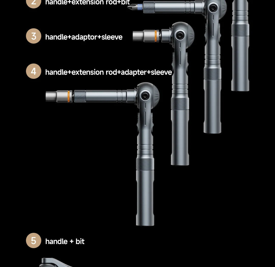 VMAN 40-in-1 Multi-Function Ratchet Screwdriver Kit with Magnetic Bits – Mini Repair Tool Set for PC, iPhone & Home Use    Home Decor Supply | Online Retail | ShoreShopper.com