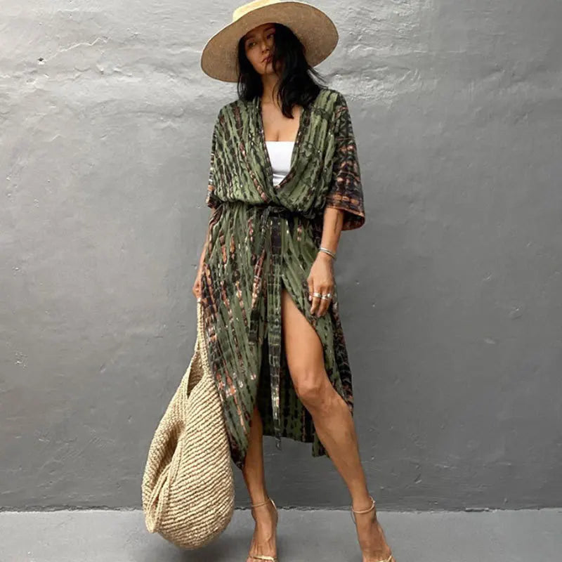 Beach Dress Tunic Cover up Embroidery Kaftan Saida de Praia Women Bikini Cover-up Pareo Sarong Beachwear    Your Coastal Marketplace | Shoreshopper.com
