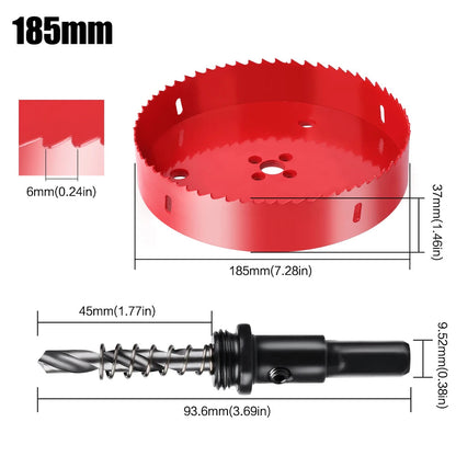 1pc 15-200mm M42 Bi-Metal Hole Saw HSS Drill Bit for Metal Iron Aluminum Stainless Plastic DIY Wood Cutter Tools    Home Decor Supply | Online Retail | ShoreShopper.com