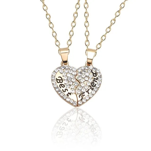 New Best Friends Necklace For Women Girls Broken Heart Puzzle Musical Note Pendant Necklaces BFF Friendship Forever Jewelry Gift    Home Decor Supply | Online Retail | ShoreShopper.com