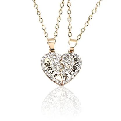 New Best Friends Necklace For Women Girls Broken Heart Puzzle Musical Note Pendant Necklaces BFF Friendship Forever Jewelry Gift    Home Decor Supply | Online Retail | ShoreShopper.com