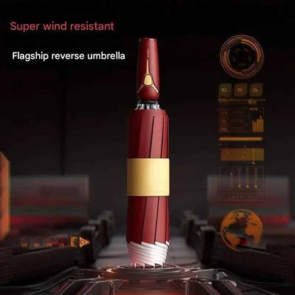 Fully Automatic Umbrella Enlarge Reinforced Thickened Windproof Sunny And Rainy Dual-use Car-mounted Reverse Folding Umbrella