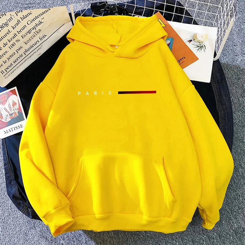 Paris Letter Womens Sweatshirts Printed Home Casual Hoodies Sports Pullover Tops Daily High Quality Woman Clothing Autumn Winter    Home Decor Supply | Online Retail | ShoreShopper.com