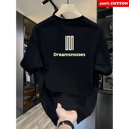 Fashion Paris Print T-shirt Men's Summer New 2025 New 100% Cotton Neck Short Short Sleeve Tee Gym Casual comfort Sports Top Men    Home Decor Supply | Online Retail | ShoreShopper.com