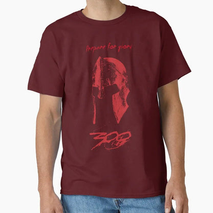 SPARTAN HELMET RED Spartan warrior helmet ancient greece this is sparta T Shirt for men Large size Adult tops S-6XL    Home Decor Supply | Online Retail | ShoreShopper.com