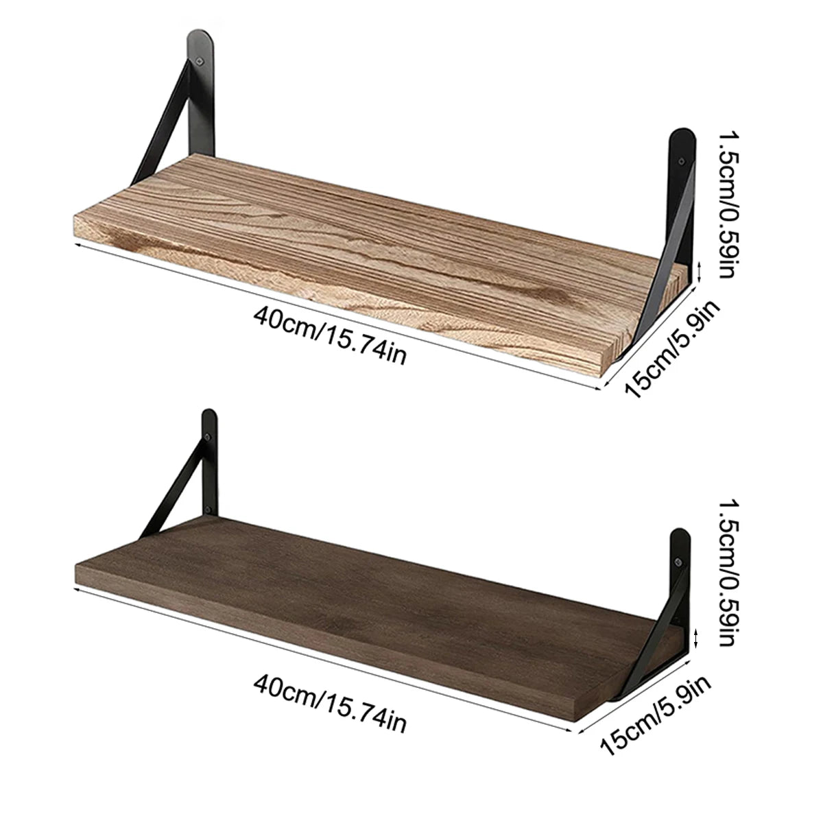 Floating Shelves for Wall,Bookshelves，Wall Mounted Wood Shelf for Living Room, Bathroom, Bedroom, Kitchen, Home Decor    Home Decor Supply | Online Retail | ShoreShopper.com