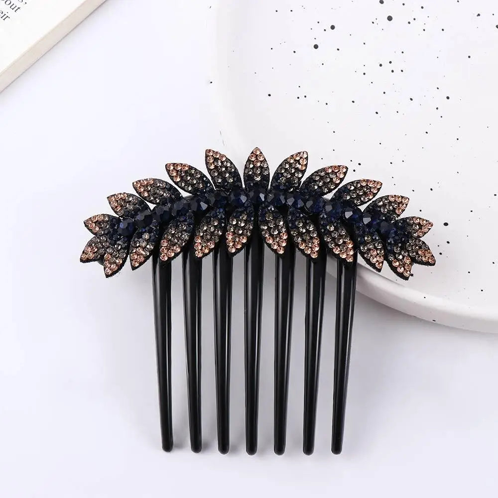 Headwear Elegant For Girls Ponytail Holder Flower Leaves Women Hair Comb Hair Claws Korean Barrettes Hair Clips    Your Coastal Marketplace | Shoreshopper.com