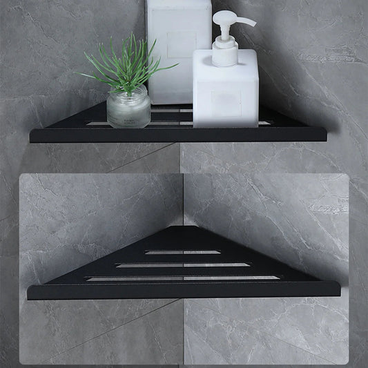 Wall Mount Shower Corner Shelf No-drill 304 Stainless Steel Corner Shampoo Body Wash Storage Organizer for Bathroom Glass Shelf    Home Decor Supply | Online Retail | ShoreShopper.com